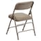 Flash Furniture Beige Vinyl Folding Chair, PK2 2-HA-MC309AV-BGE-GG - alternate 4
