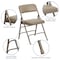 Flash Furniture Beige Vinyl Folding Chair, PK2 2-HA-MC309AV-BGE-GG - alternate 2