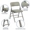 Flash Furniture Gray Vinyl Folding Chair, PK2 2-HA-MC309AV-GY-GG - alternate 5