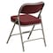 Flash Furniture Burgundy Fabric Folding Chair, PK2 2-HA-MC320AF-BG-GG - alternate 6