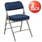 Flash Furniture Navy Fabric Folding Chair, PK2 2-HA-MC320AF-NVY-GG - alternate 2