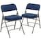 Flash Furniture Navy Fabric Folding Chair, PK2 2-HA-MC320AF-NVY-GG - alternate 4