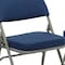 Flash Furniture Navy Fabric Folding Chair, PK2 2-HA-MC320AF-NVY-GG - alternate 6