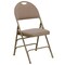 Flash Furniture Beige Fabric Folding Chair, PK2 2-HA-MC705AF-3-BGE-GG - alternate 3