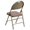 Flash Furniture Beige Fabric Folding Chair, PK2 2-HA-MC705AF-3-BGE-GG - alternate 5