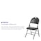 Flash Furniture Black Vinyl Folding Chair, PK2 2-HA-MC705AV-3-BK-GG - alternate 8