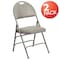 Flash Furniture Gray Vinyl Folding Chair, PK2 2-HA-MC705AV-3-GY-GG - alternate 10