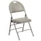 Flash Furniture Gray Vinyl Folding Chair, PK2 2-HA-MC705AV-3-GY-GG - alternate 3