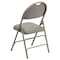 Flash Furniture Gray Vinyl Folding Chair, PK2 2-HA-MC705AV-3-GY-GG - alternate 8