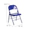 Flash Furniture Cobalt Blue Folding Chair, PK2 2-HF3-BLUE-GG - alternate 3