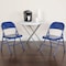 Flash Furniture Cobalt Blue Folding Chair, PK2 2-HF3-BLUE-GG - alternate 1