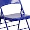 Flash Furniture Cobalt Blue Folding Chair, PK2 2-HF3-BLUE-GG - alternate 7