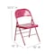 Flash Furniture Fuchsia Folding Chair, PK2 2-HF3-FUCHSIA-GG - alternate 6