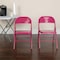 Flash Furniture Fuchsia Folding Chair, PK2 2-HF3-FUCHSIA-GG - alternate 1