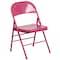 Flash Furniture Fuchsia Folding Chair, PK2 2-HF3-FUCHSIA-GG - alternate 8