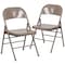 Flash Furniture Beige Metal Folding Chair, PK2 2-HF3-MC-309AS-BGE-GG - alternate 9