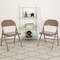 Flash Furniture Beige Metal Folding Chair, PK2 2-HF3-MC-309AS-BGE-GG - alternate 1