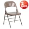 Flash Furniture Beige Metal Folding Chair, PK2 2-HF3-MC-309AS-BGE-GG - alternate 6