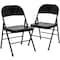 Flash Furniture Black Metal Folding Chair, PK2 2-HF3-MC-309AS-BK-GG - alternate 3