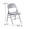 Flash Furniture Gray Metal Folding Chair, PK2 2-HF3-MC-309AS-GY-GG - alternate 4
