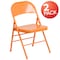 Flash Furniture Orange Marmalade Folding Chair, PK2 2-HF3-ORANGE-GG - alternate 9