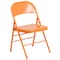 Flash Furniture Orange Marmalade Folding Chair, PK2 2-HF3-ORANGE-GG - alternate 5