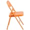 Flash Furniture Orange Marmalade Folding Chair, PK2 2-HF3-ORANGE-GG - alternate 3