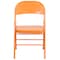 Flash Furniture Orange Marmalade Folding Chair, PK2 2-HF3-ORANGE-GG - alternate 2