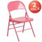 Flash Furniture Bubblegum Pink Folding Chair, PK2 2-HF3-PINK-GG - alternate 3