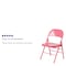 Flash Furniture Bubblegum Pink Folding Chair, PK2 2-HF3-PINK-GG - alternate 7