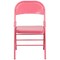 Flash Furniture Bubblegum Pink Folding Chair, PK2 2-HF3-PINK-GG - alternate 4
