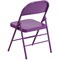 Flash Furniture Impulsive Purple Folding Chair, PK2 2-HF3-PUR-GG - alternate 2