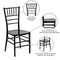 Flash Furniture HERCULES PREMIUM Series Black Resin Stacking Chiavari Chair 2-LE-BLACK-GG - alternate 2