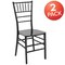 Flash Furniture HERCULES Series Black Resin Stacking Chiavari Chair, PK2 2-LE-BLACK-M-GG - alternate 2