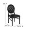 Flash Furniture Tufted Black Dining Chair, PK2 2-LE-B-B-T-MON-GG - alternate 7