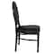 Flash Furniture Tufted Black Dining Chair, PK2 2-LE-B-B-T-MON-GG - alternate 8