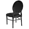 Flash Furniture Tufted Black Dining Chair, PK2 2-LE-B-B-T-MON-GG - alternate 3