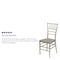 Flash Furniture HERCULES PREMIUM Series Champagne Resin Stacking Chiavari Chair 2-LE-CHAMP-GG - alternate 5