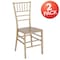 Flash Furniture HERCULES Series Gold Resin Stacking Chiavari Chair, PK2 2-LE-GOLD-M-GG - alternate 4