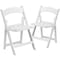Flash Furniture Kids White Resin Folding Chair with White Vinyl Padded Seat, PK2 2-LE-L-1K-GG - alternate 13