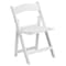 Flash Furniture Kids White Resin Folding Chair with White Vinyl Padded Seat, PK2 2-LE-L-1K-GG - alternate 4