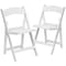 Flash Furniture White Resin Folding Chair, PK2 2-LE-L-1-WHITE-GG - alternate 8