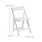 Flash Furniture White Resin Folding Chair, PK2 2-LE-L-1-WHITE-GG - alternate 3