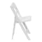 Flash Furniture White Resin Folding Chair, PK2 2-LE-L-1-WHITE-GG - alternate 10