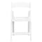Flash Furniture White Resin Folding Chair, PK2 2-LE-L-1-WH-SLAT-GG - alternate 5
