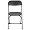 Flash Furniture Hercules Series Plastic Folding Chair Black - 2 LB Weight Capacity Comfortable Event Chair-Lightweight Folding Chair, PK2 2-LE-L-3-BK-GG - alternate 2