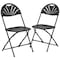 Flash Furniture Black Plastic Folding Chair, PK2 2-LE-L-4-BK-GG - alternate 7