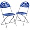 Flash Furniture Blue Plastic Folding Chair, PK2 2-LE-L-4-BL-GG - alternate 8