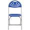 Flash Furniture Blue Plastic Folding Chair, PK2 2-LE-L-4-BL-GG - alternate 10