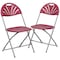 Flash Furniture Burgundy Plastic Folding Chair, PK2 2-LE-L-4-BUR-GG - alternate 9